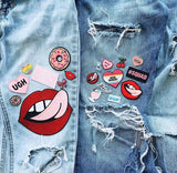 Fuzzy Hot Lips Patch
